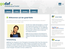 Tablet Screenshot of godaf.de